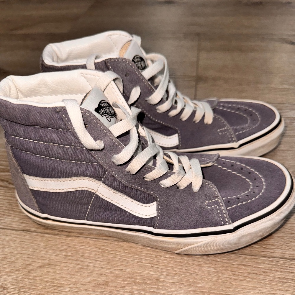 Vans Sk8 HI Grisaille and True White